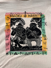 Moku o Hawaii - a hand printed and hand colored shirt